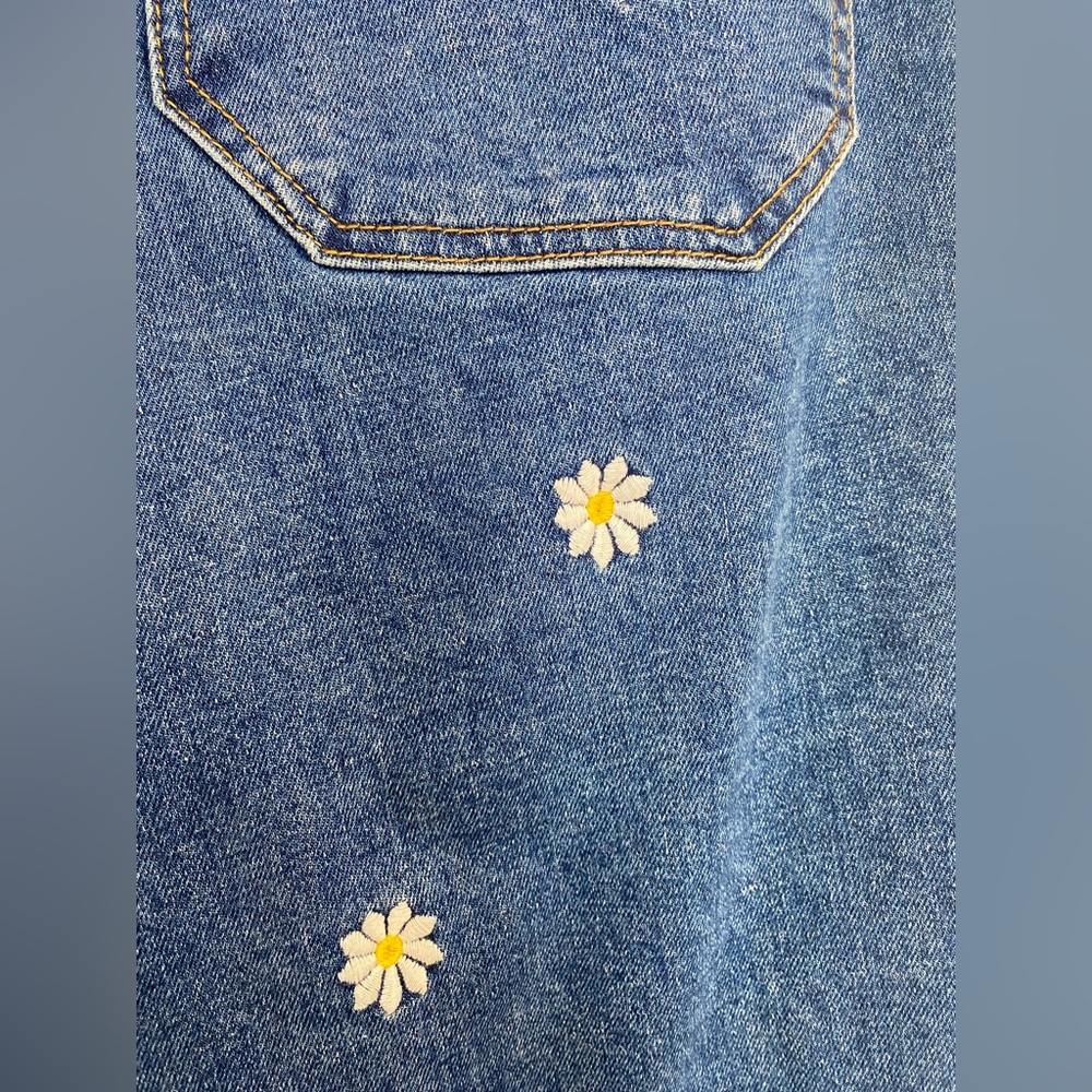 Desigual daisy embroidered jeans - Picture 4 of 4